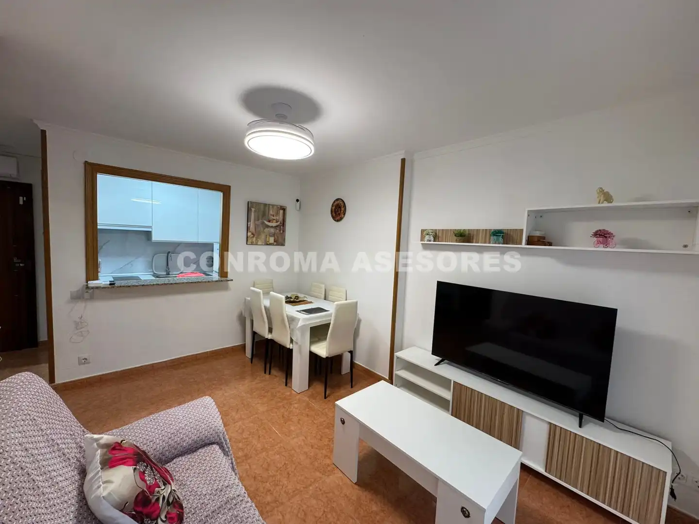 Wohnzimmer von Wohnung zum Verkauf in Malgrat de Mar mit Heizung und Balkon