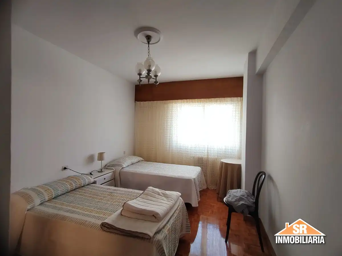 Bedroom of Flat for rent in A Coruña Capital   with Heating, Parquet flooring and Furnished