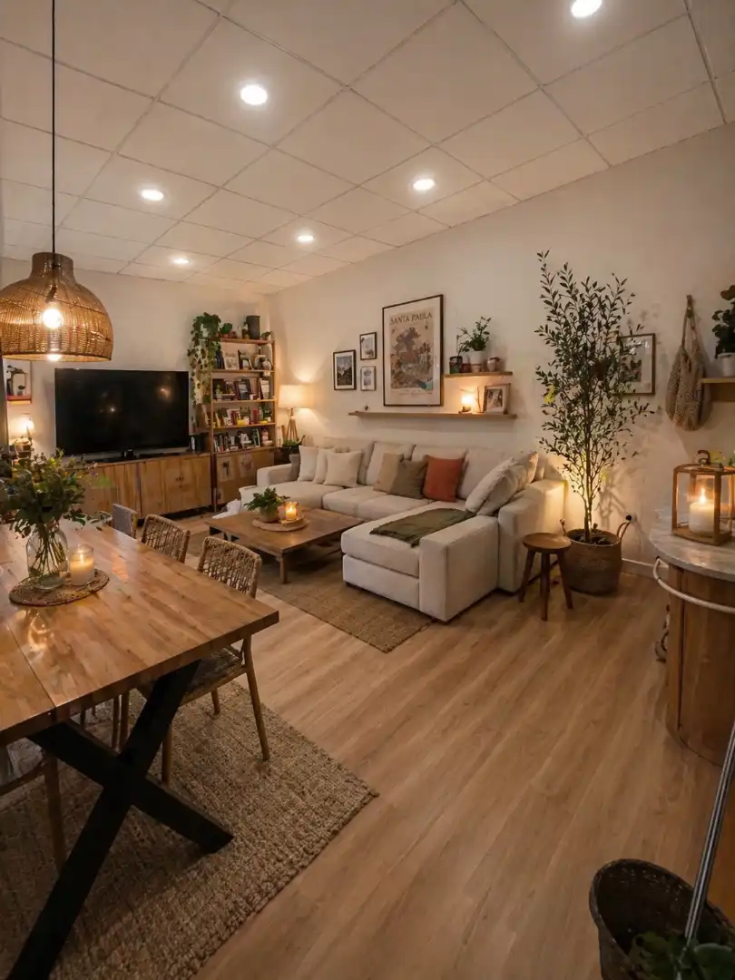 Sala de estar de Casa adosada en venta en Santa Pola con Aire acondicionado, Calefacción y Jardín privado