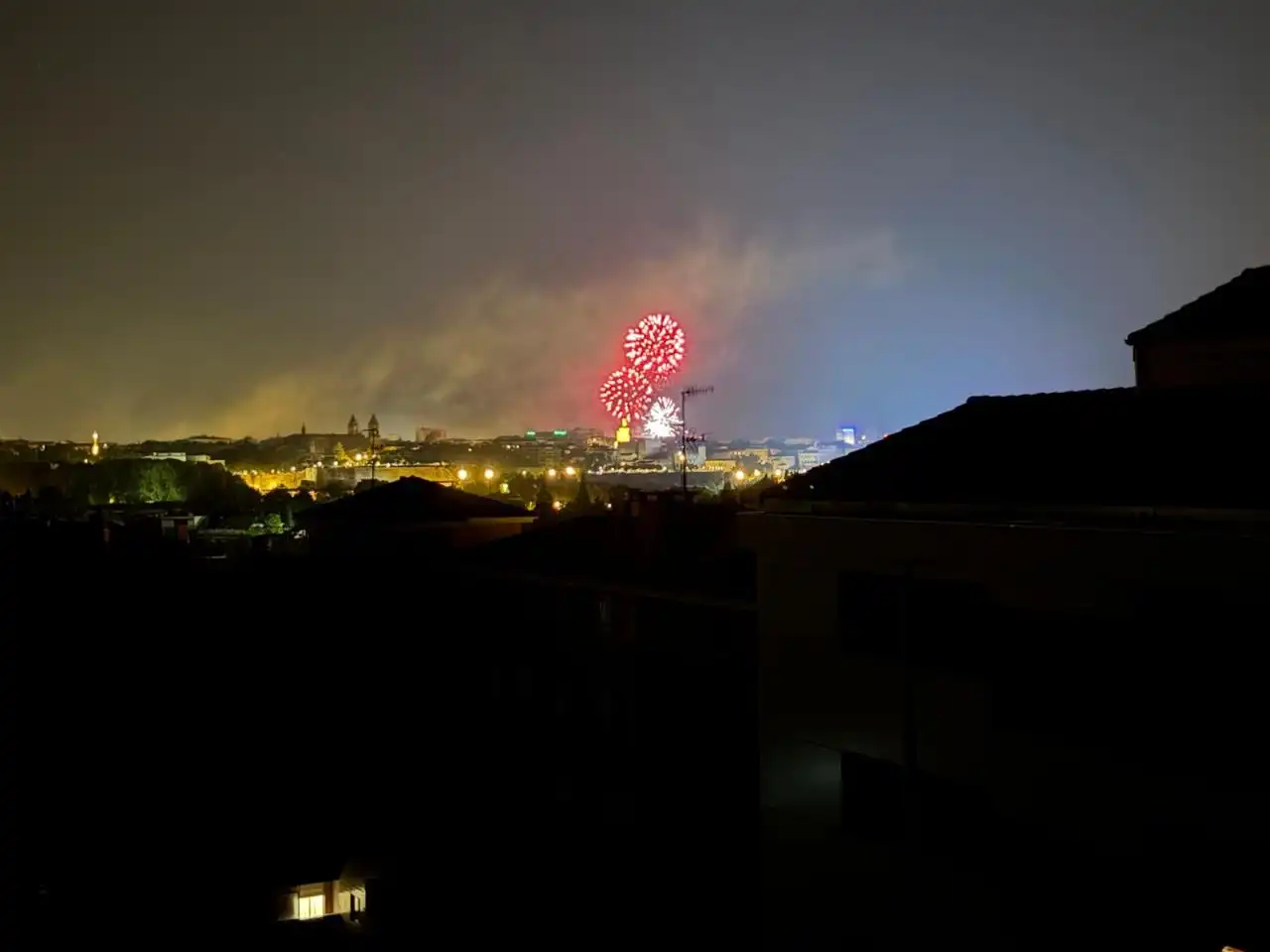 Vista exterior de Ático en venta en Ansoáin / Antsoain con Calefacción, Terraza y Amueblado