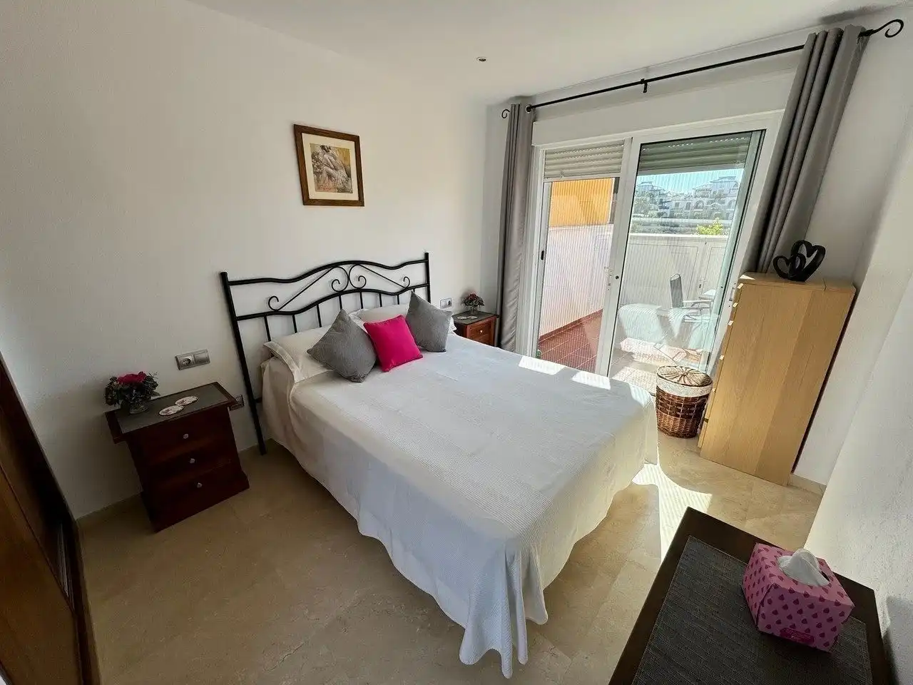 Schlafzimmer von Maisonette zum Verkauf in Vera mit Klimaanlage, Privatgarten und Terrasse
