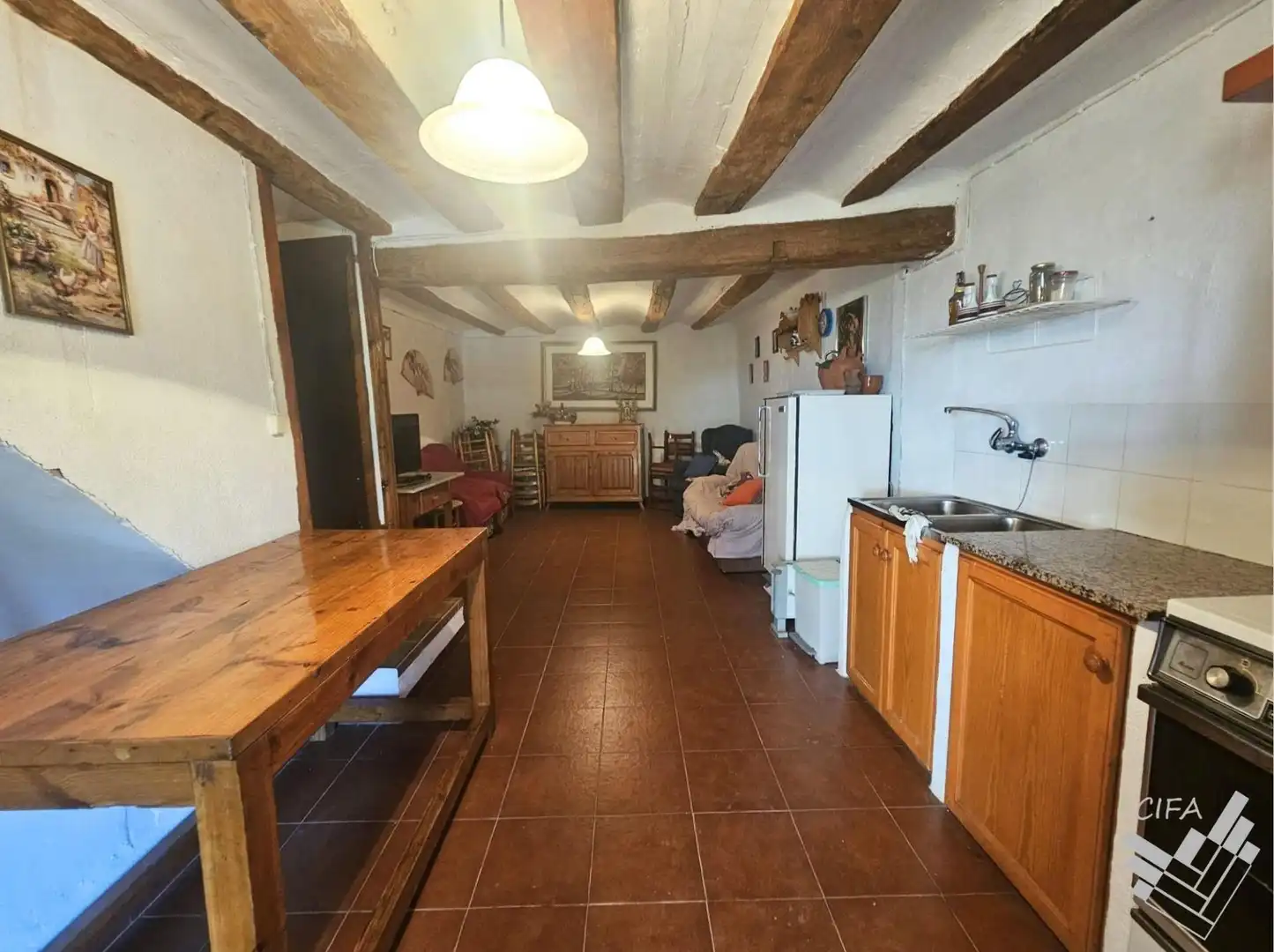 Kitchen of Houses for sale in Vallibona  with Terrace and Furnished