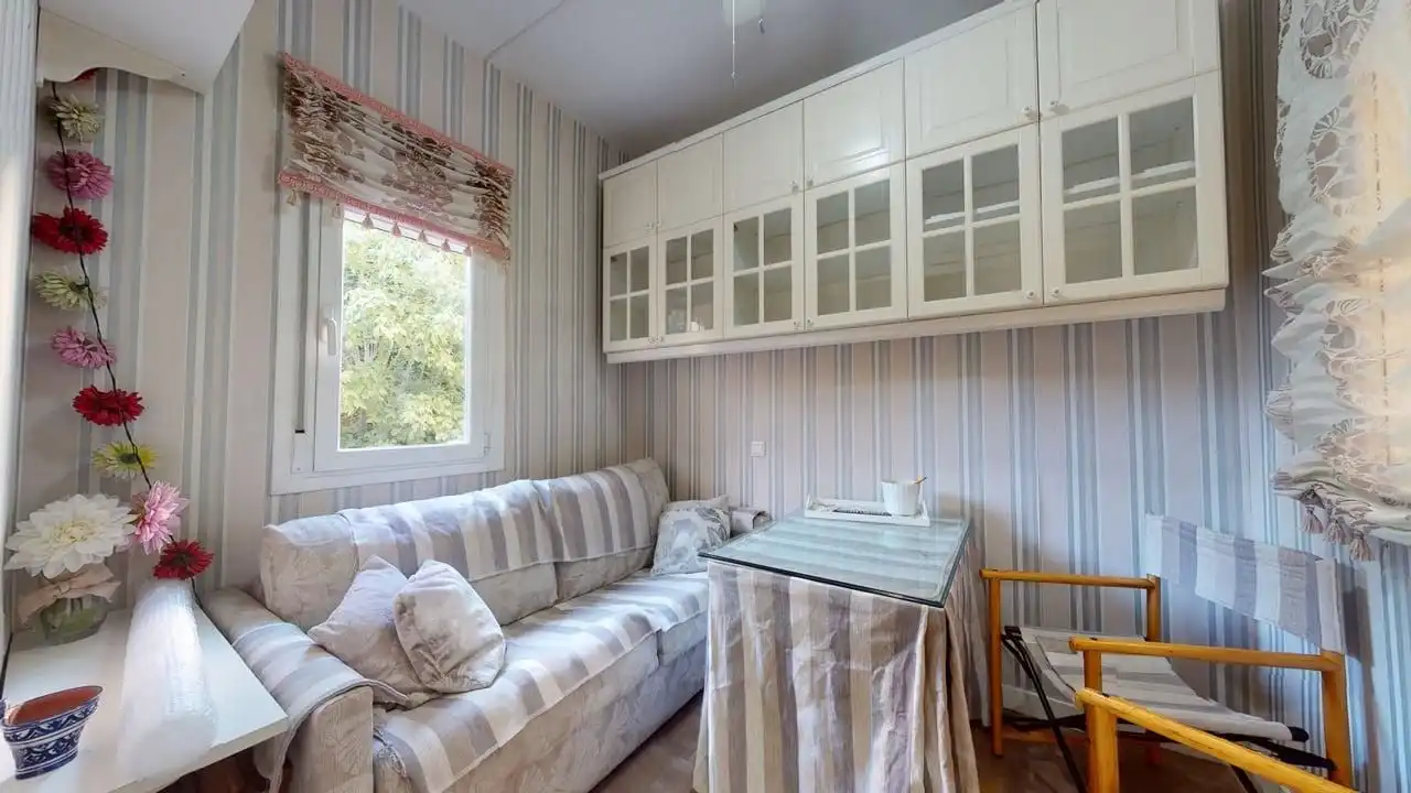 Schlafzimmer von Wohnung zur Miete in Madrid mit Klimaanlage, Heizung und Möbliert