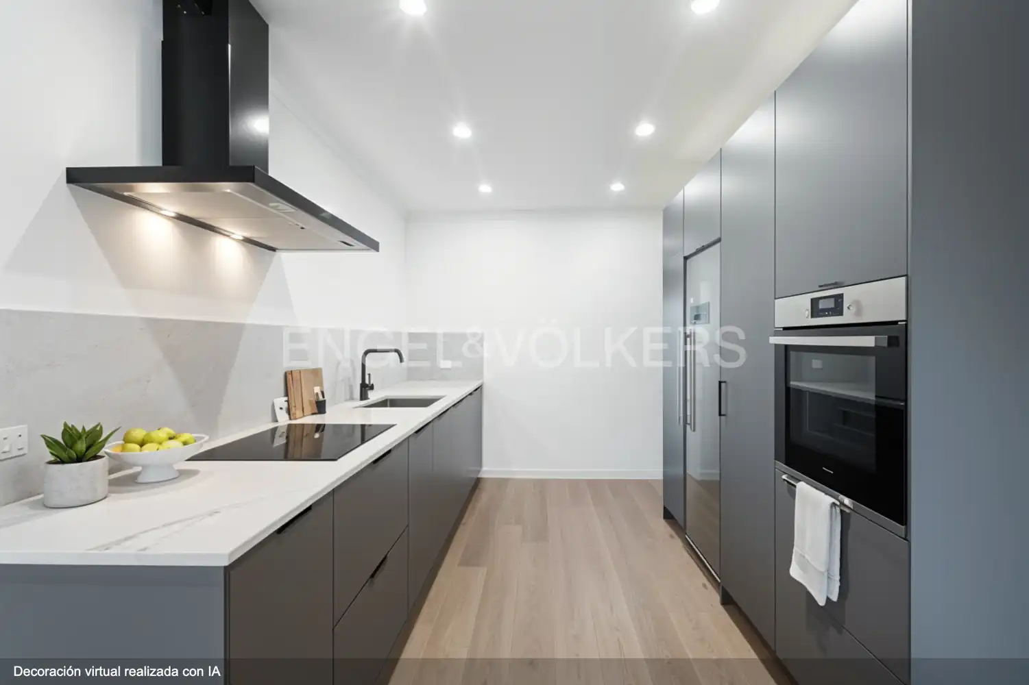 Cocina de Casa o chalet en venta en Benicasim / Benicàssim con Aire acondicionado, Calefacción y Jardín privado