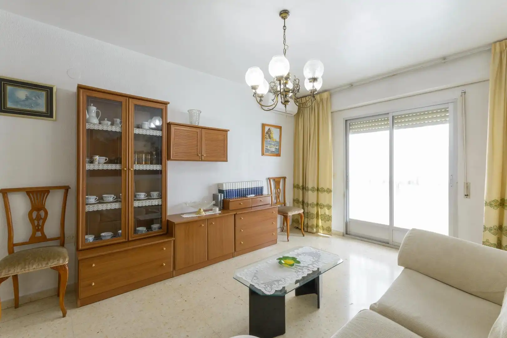 Sala d'estar de Pis en venda en Gandia amb Aire condicionat, Calefacció i Terrassa