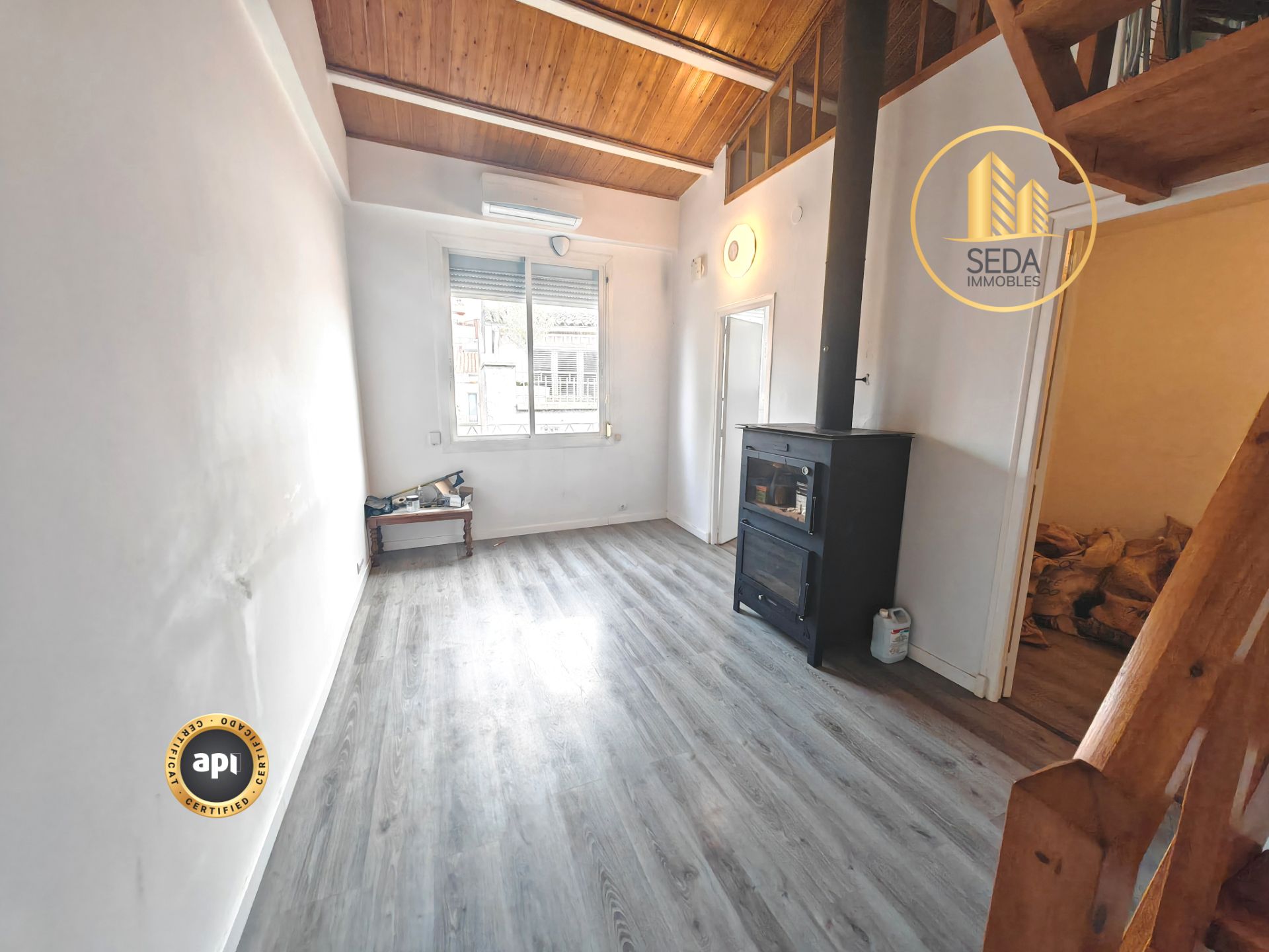 Sala de estar de Piso en venta en Terrassa con Aire acondicionado, Calefacción y Parquet