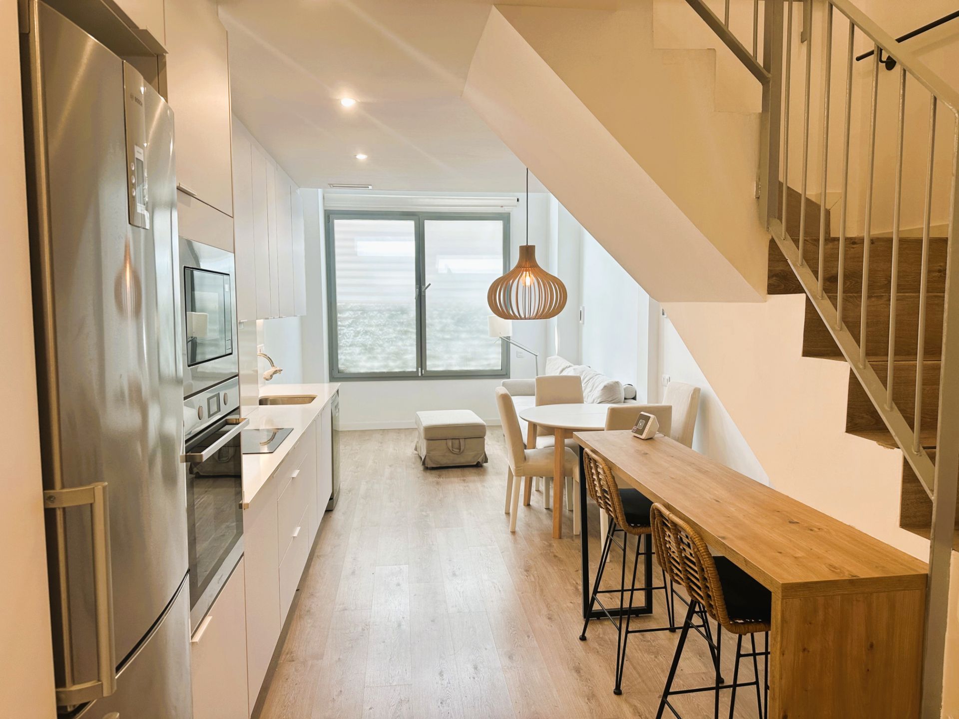 Cuina de Pis en venda en  Barcelona Capital amb Aire condicionat, Moblat i Forn