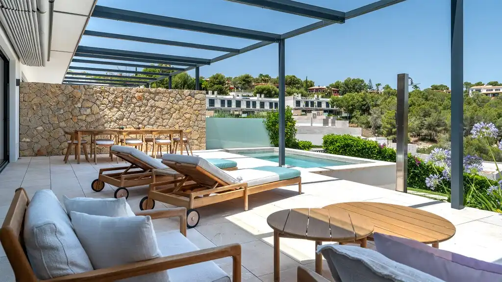 Terrassa de Casa o xalet en venda en Calvià amb Aire condicionat, Calefacció i Terrassa