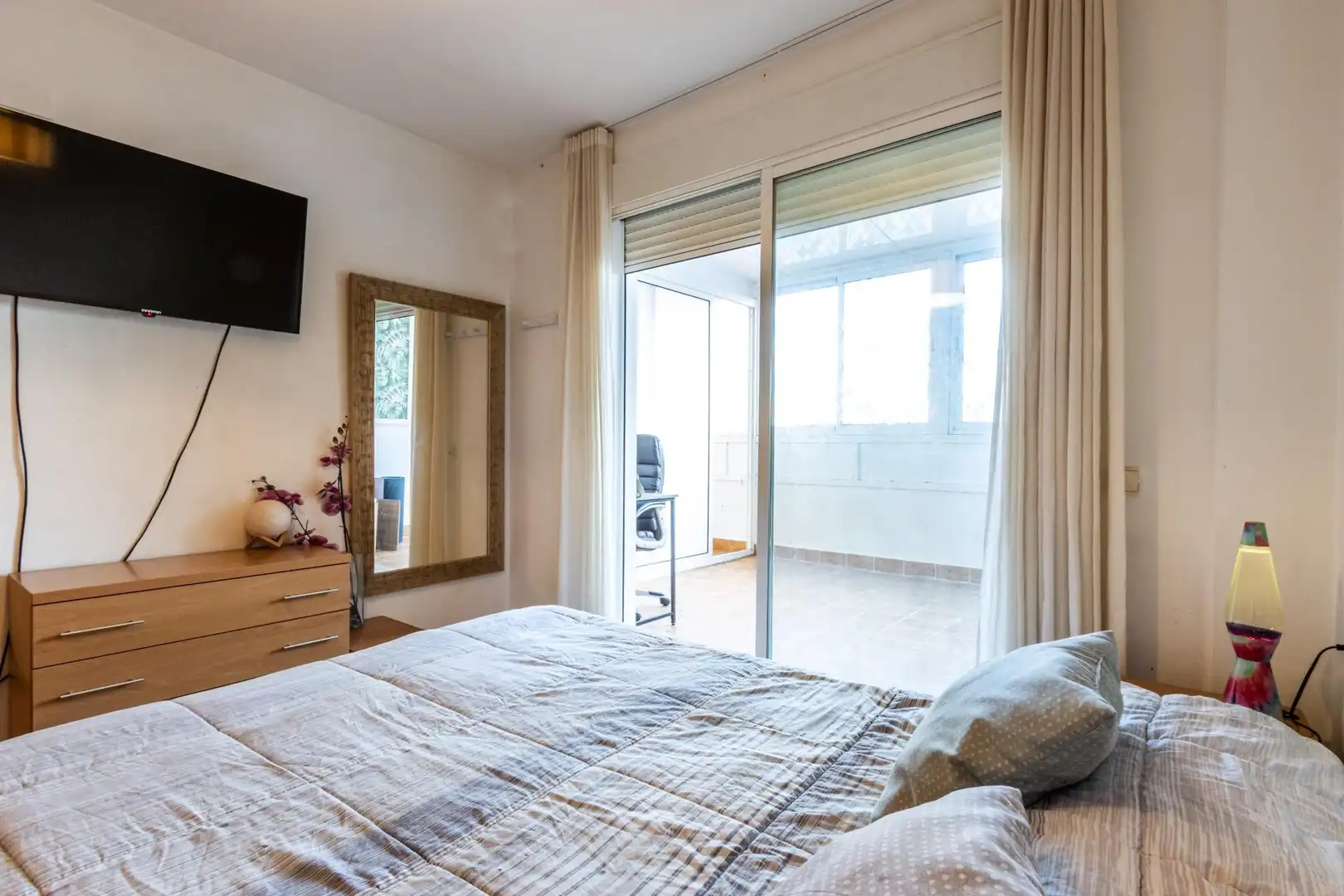 Bedroom of Flat for sale in Amposta  with Air Conditioner and Terrace