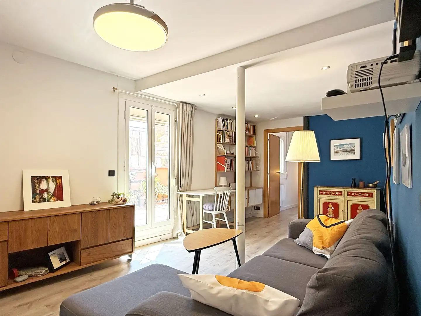 Sala d'estar de Àtic en venda en Barcelona amb Aire condicionat, Calefacció i Terrassa
