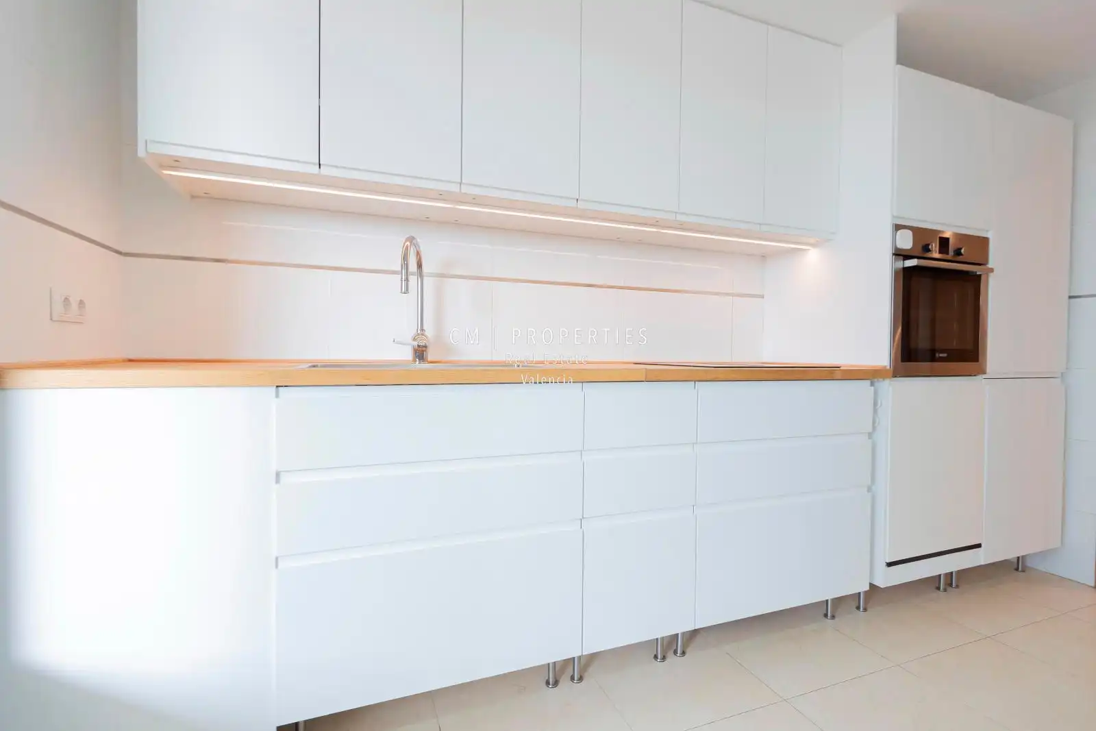 Cocina de Ático de alquiler en Alboraya con Aire acondicionado, Calefacción y Parquet