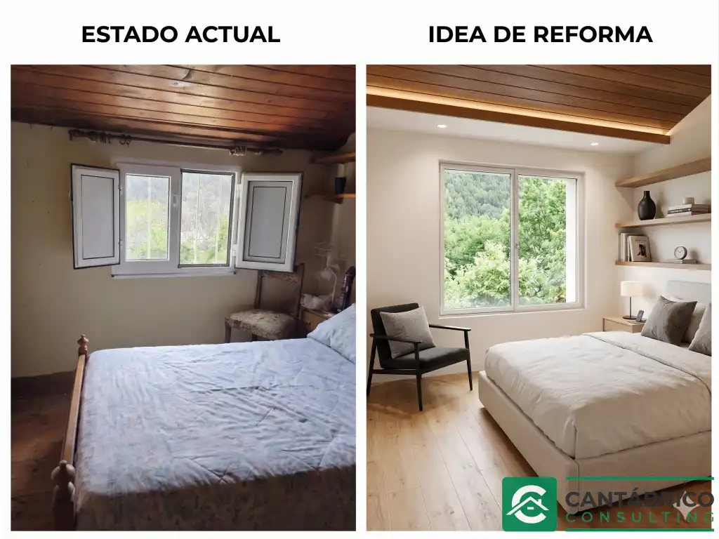 Dormitori de Casa o xalet en venda en Villayón amb Terrassa, Traster i Moblat
