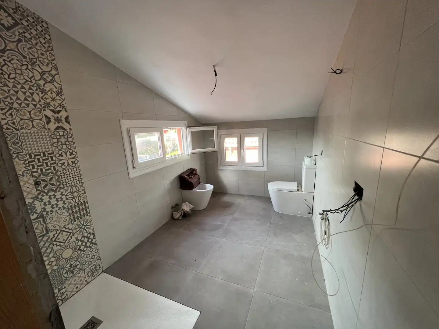 Bany de Casa o xalet en venda en El Puerto de Santa María amb Aire condicionat, Jardí privat i Parquet