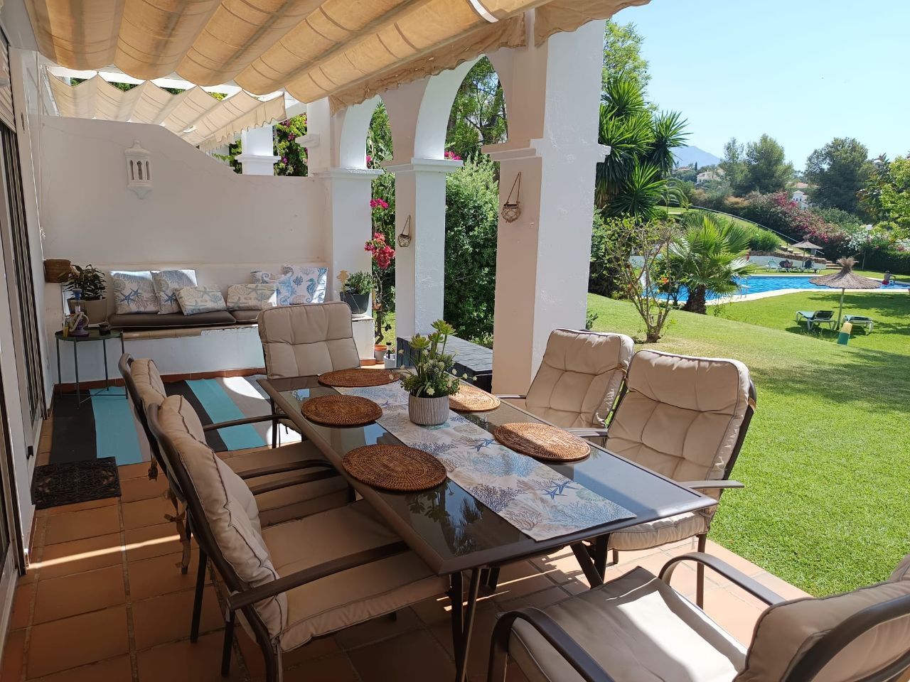 Terrace of Apartment for sale in Benahavís  with Air Conditioner, Private garden and Furnished