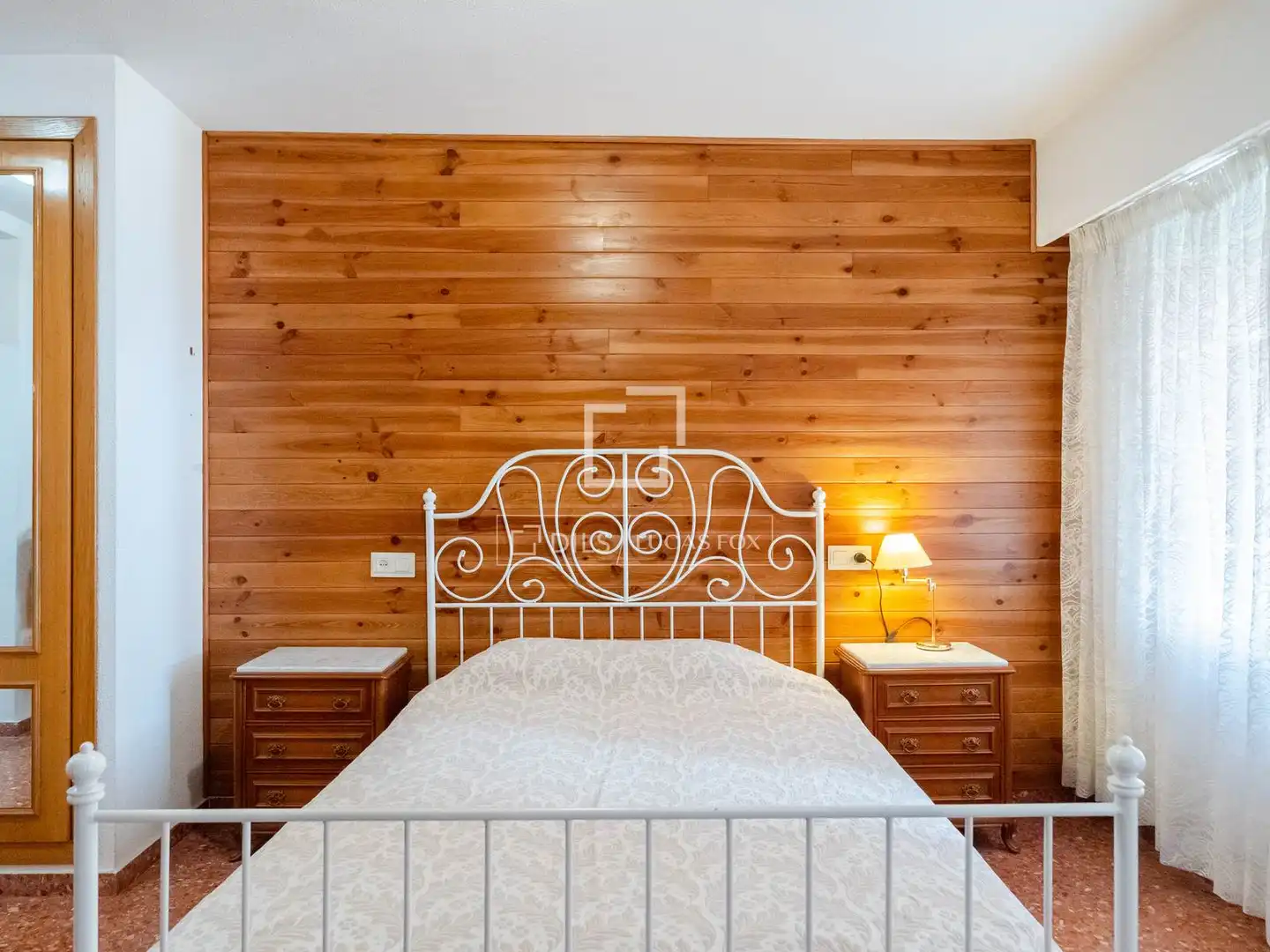 Schlafzimmer von Wohnung zum Verkauf in Valencia mit Klimaanlage, Möbliert und Balkon
