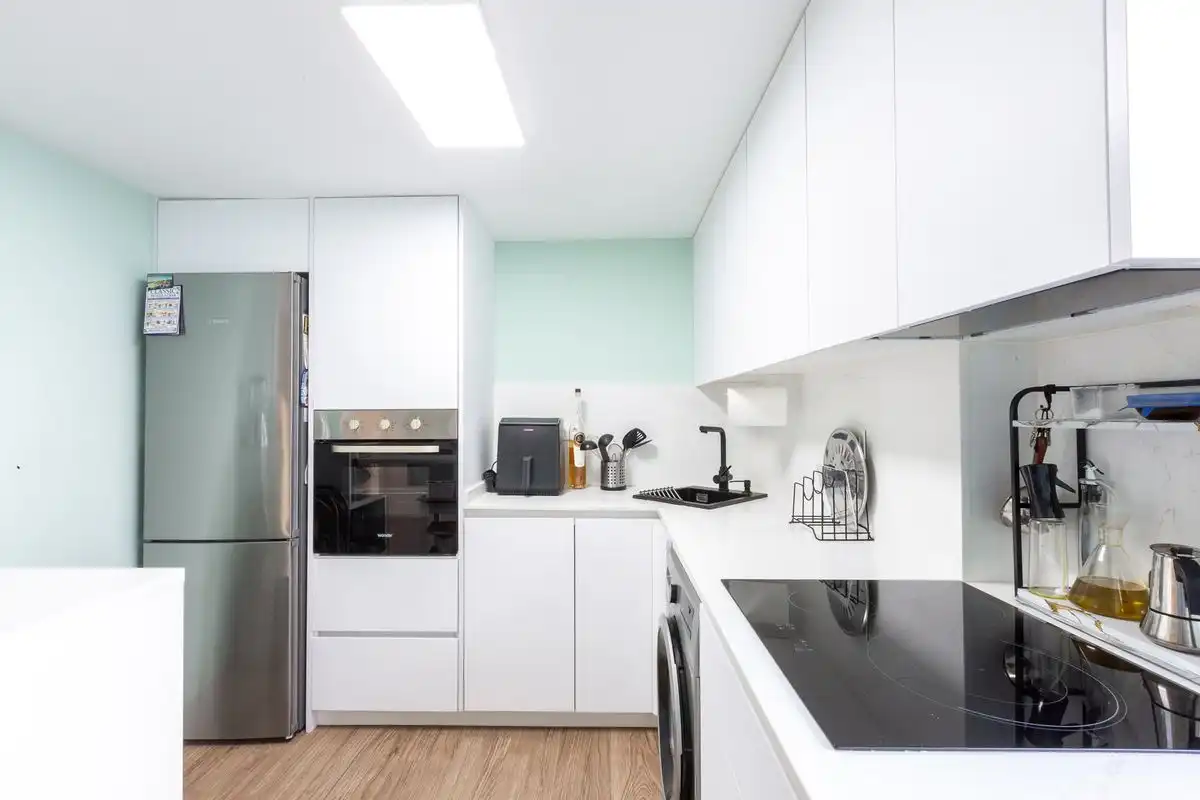 Cocina de Ático en venta en Mislata con Aire acondicionado, Calefacción y Jardín privado