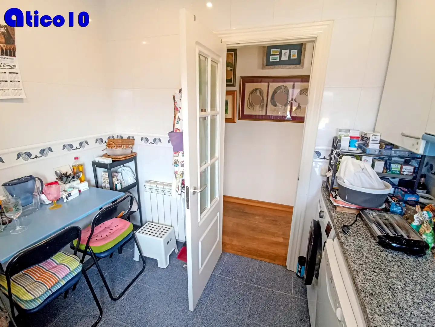 Kitchen of Attic for sale in Oviedo   with Heating, Parquet flooring and Terrace