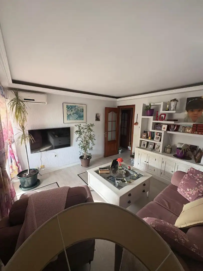 Living room of Flat for sale in Jerez de la Frontera  with Air Conditioner, Parquet flooring and Terrace