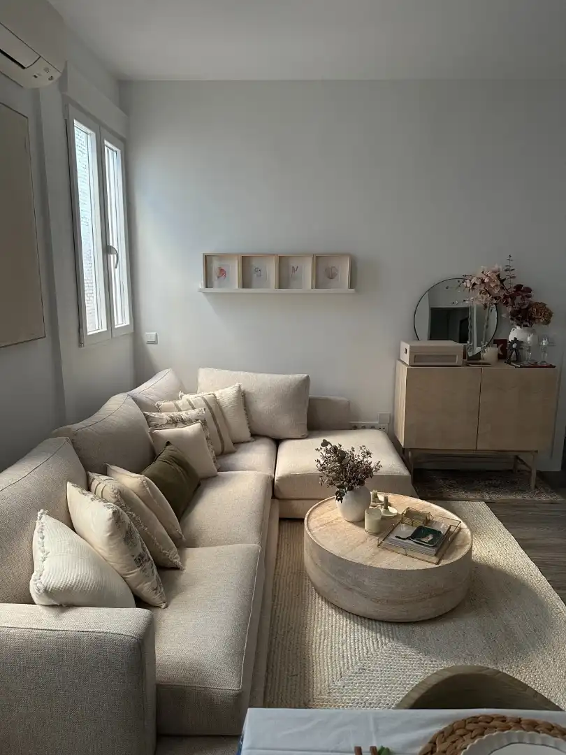 Wohnzimmer von Wohnung zur Miete in Madrid mit Klimaanlage, Heizung und Möbliert