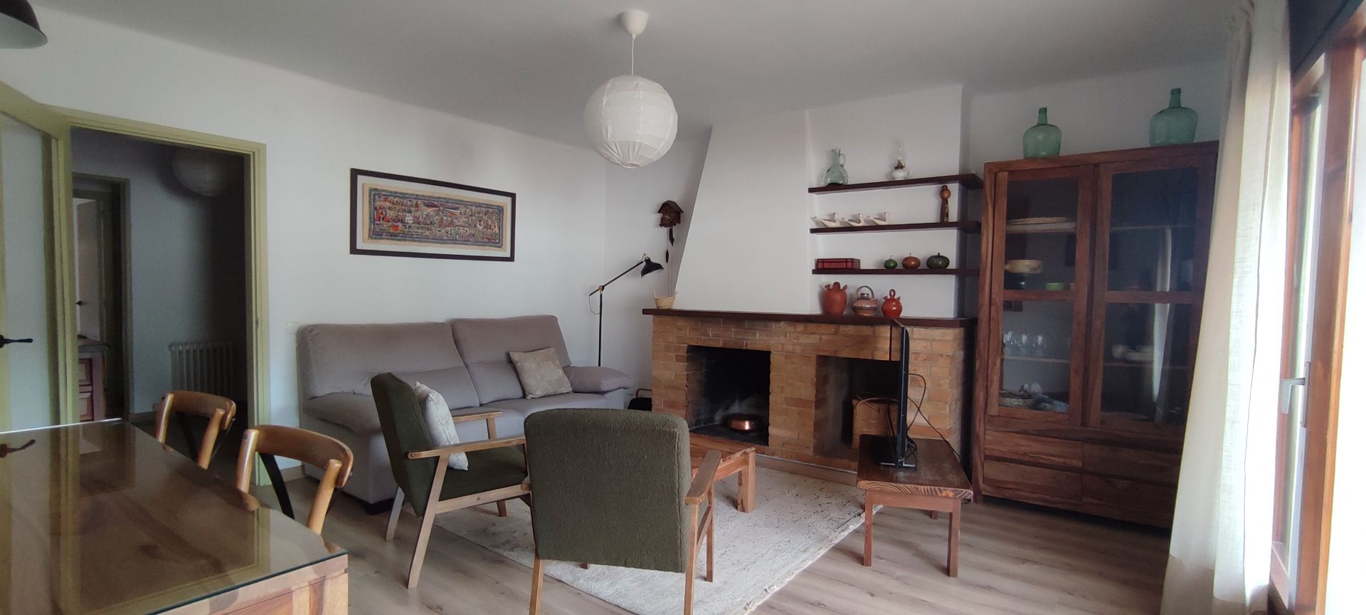 Living room of Flat to rent in Sant Llorenç de Morunys  with Heating, Parquet flooring and Terrace