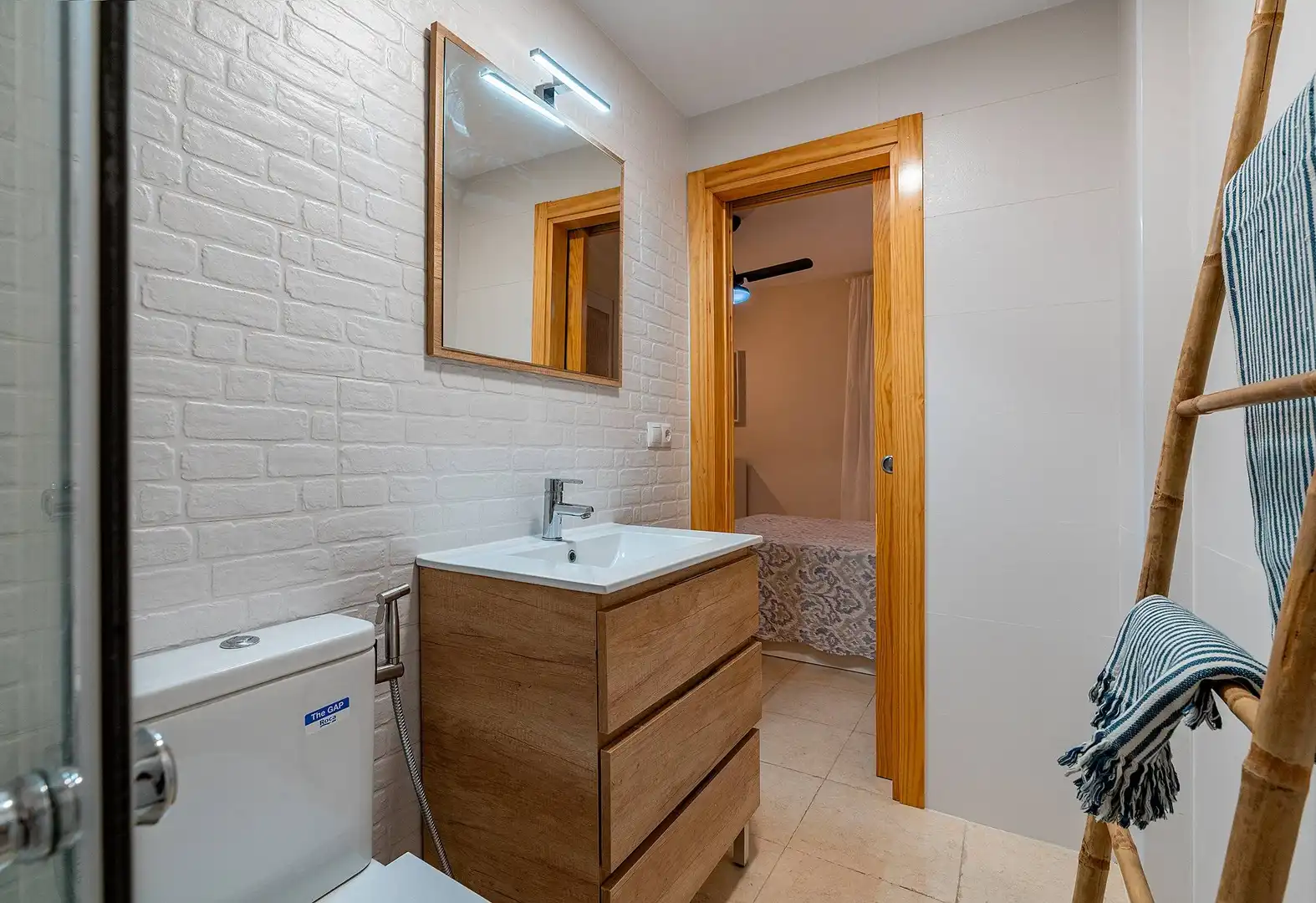 Bathroom of Flat for sale in Vícar  with Air Conditioner, Heating and Private garden