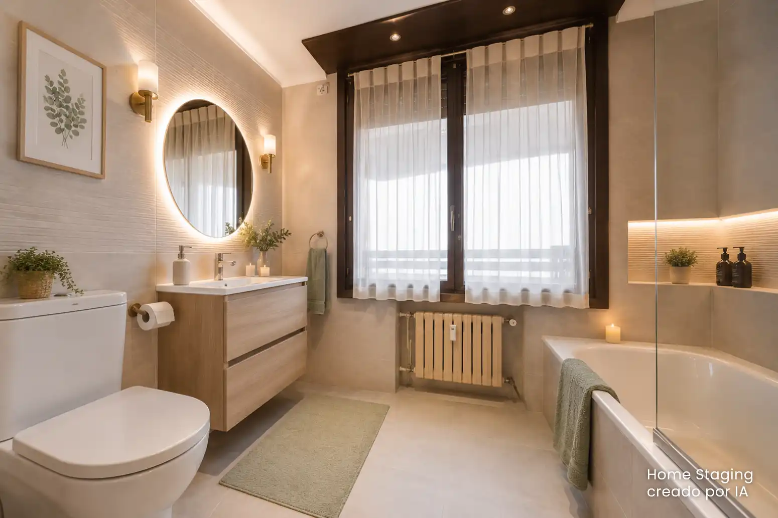 Bathroom of Flat for sale in Gijón   with Heating, Parquet flooring and Terrace