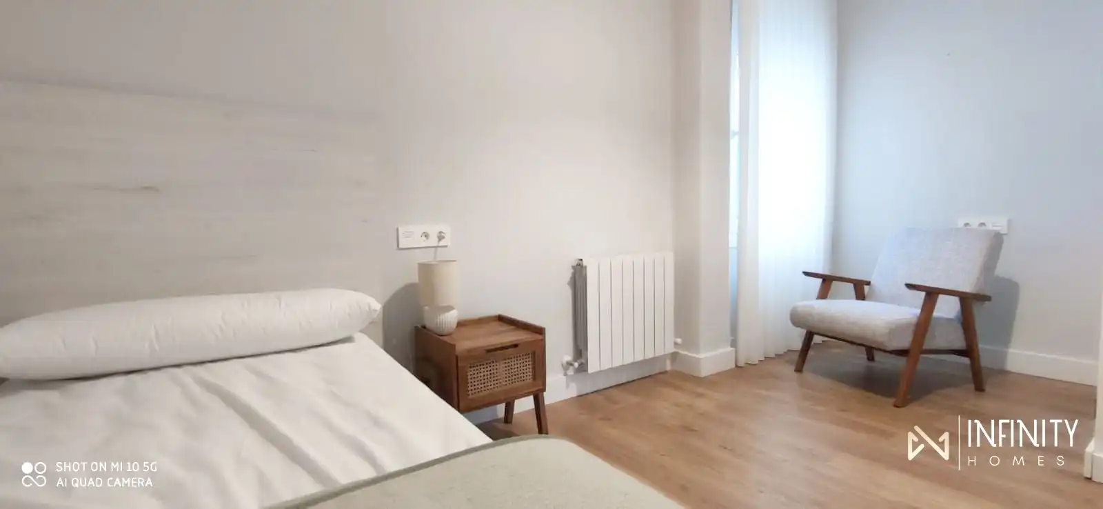Schlafzimmer von Wohnung zur Miete in Bilbao  mit Heizung