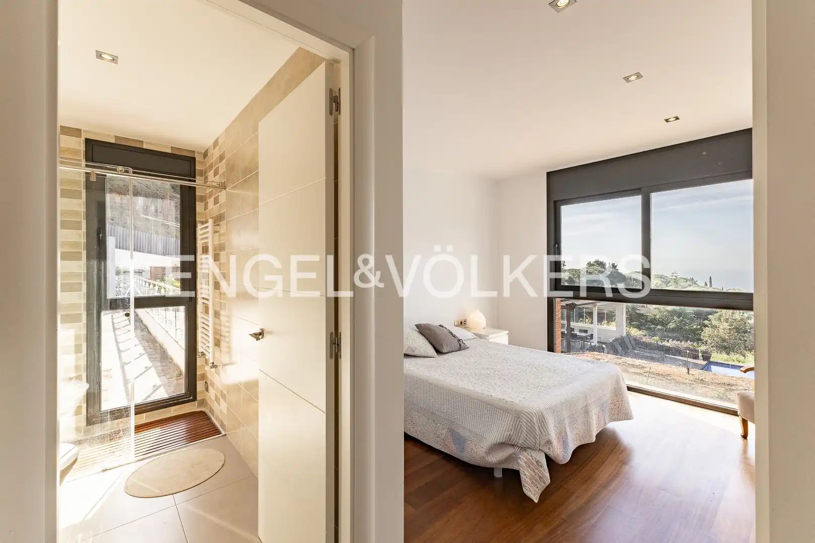 Bedroom of Houses for rent in Sant Andreu de Llavaneres  with Air Conditioner, Heating and Private garden