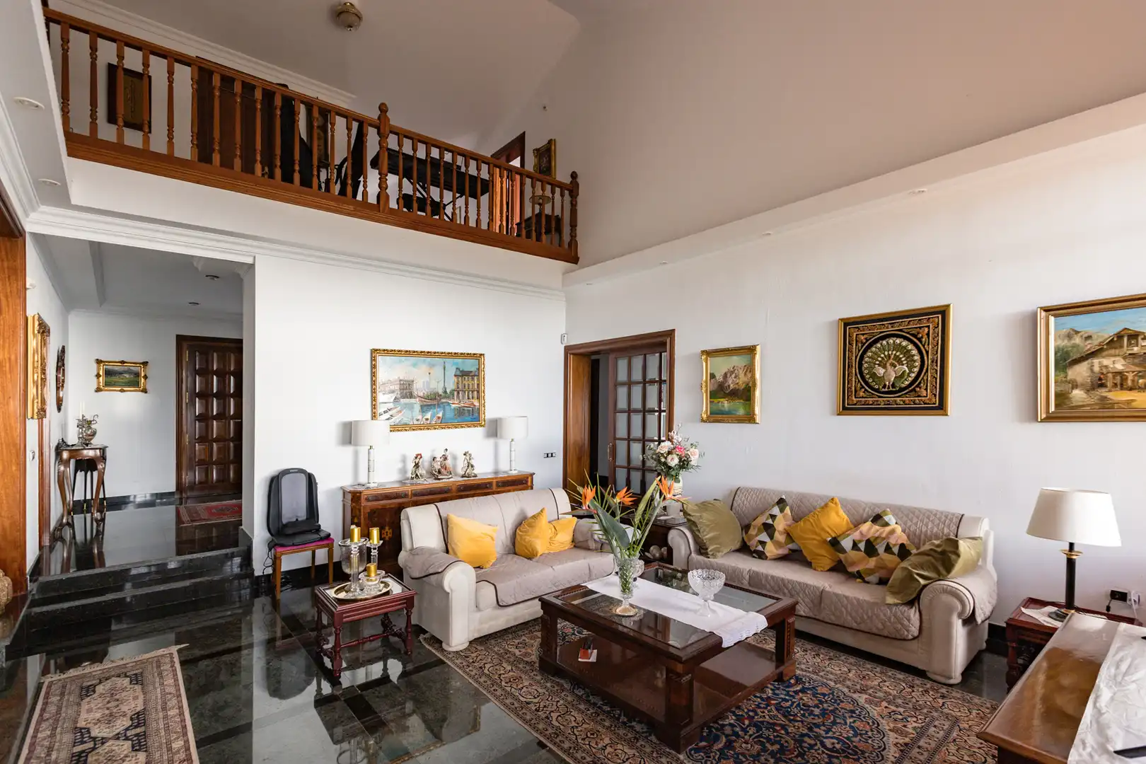 Sala d'estar de Casa o xalet en venda en Candelaria amb Aire condicionat, Jardí privat i Terrassa