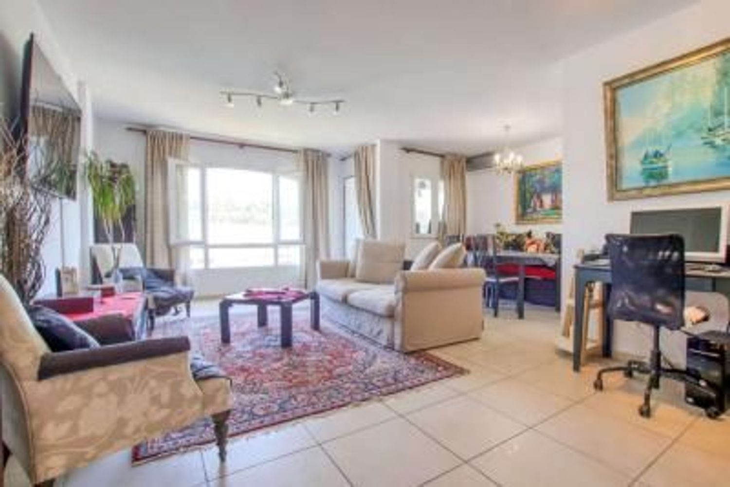 Living room of Apartment for sale in Marbella  with Air Conditioner, Private garden and Terrace