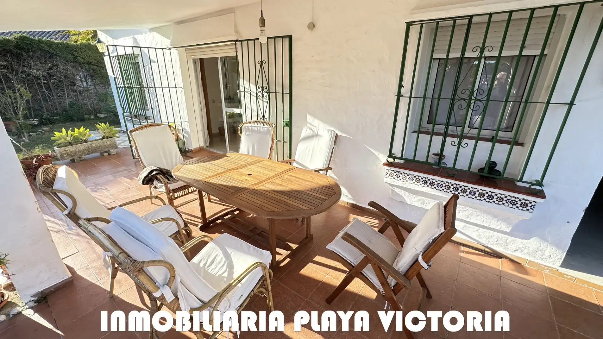 Terraza de Casa o chalet en venta en Conil de la Frontera con Aire acondicionado, Jardín privado y Piscina