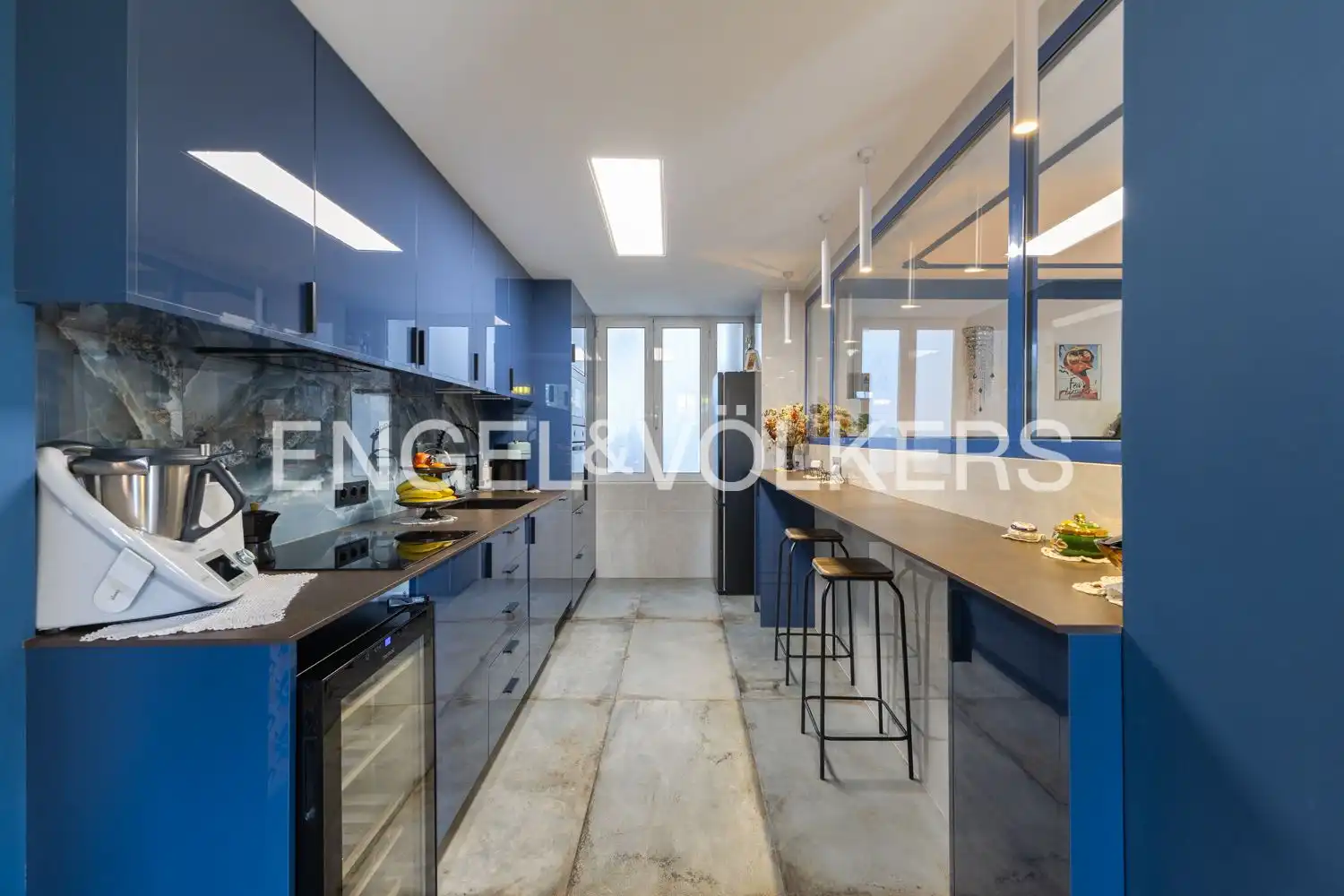 Cocina de Piso de alquiler en Valencia con Aire acondicionado, Calefacción y Amueblado