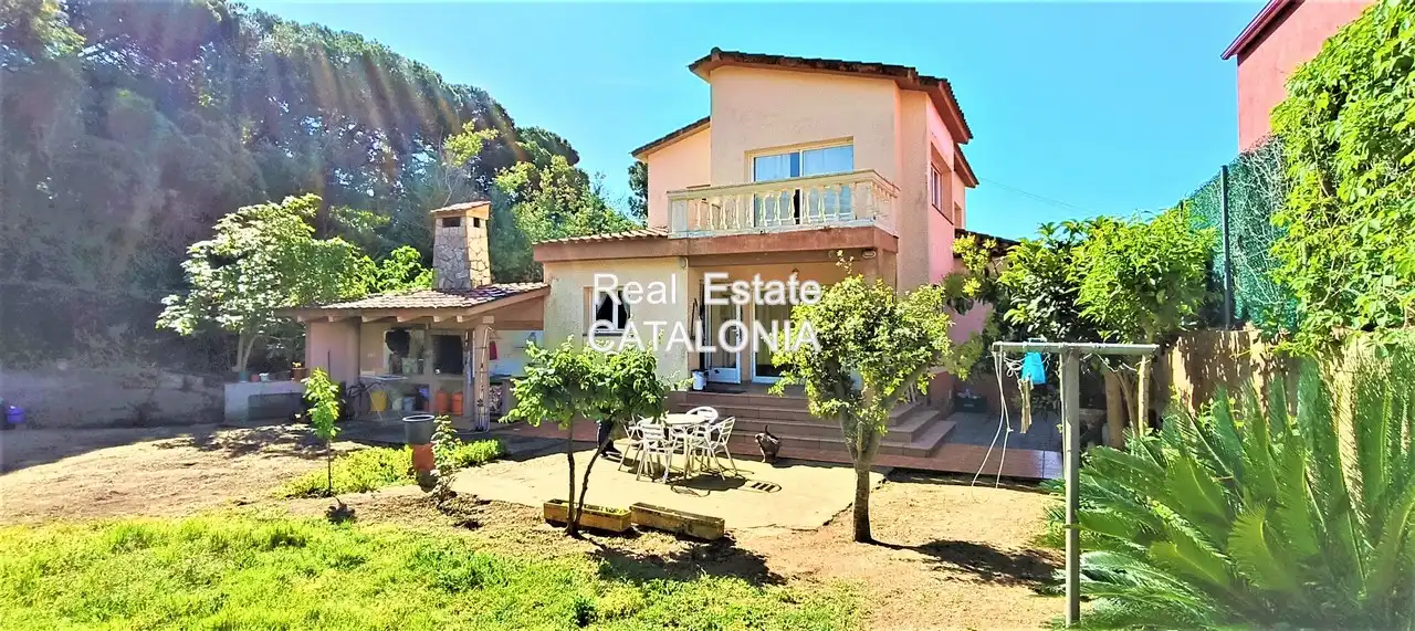 Vista exterior de Casa o chalet en venta en Lloret de Mar con Calefacción, Jardín privado y Terraza