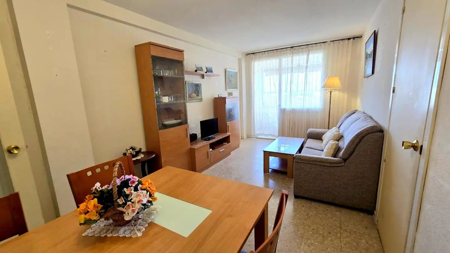 Sala d'estar de Apartament de lloguer en Gandia amb Terrassa i Moblat