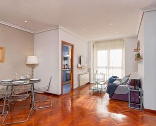 Living room of Duplex to rent in  Madrid Capital  with Air Conditioner, Heating and Furnished