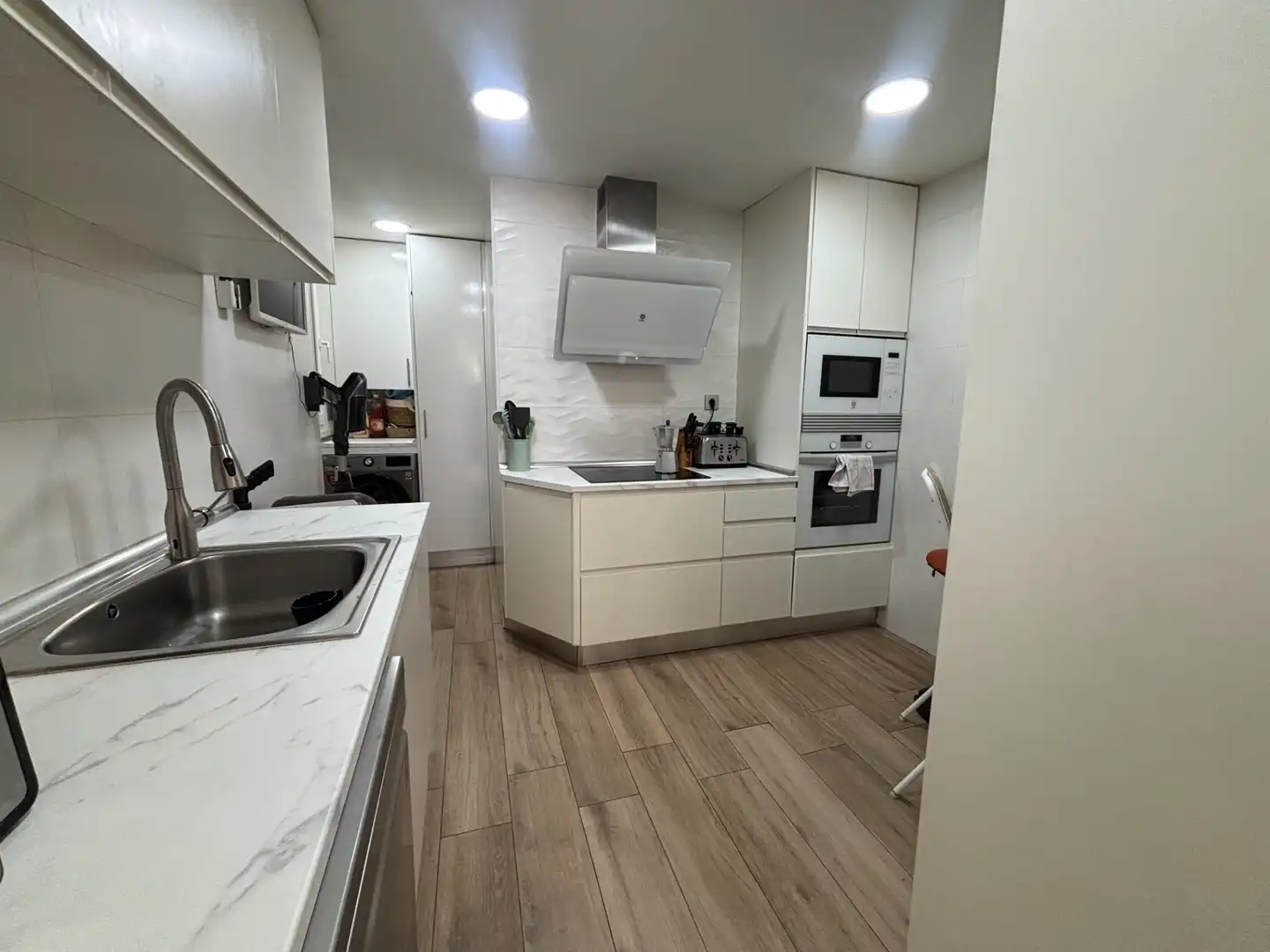 Kitchen of Flat for sale in Getafe  with Air Conditioner, Heating and Balcony