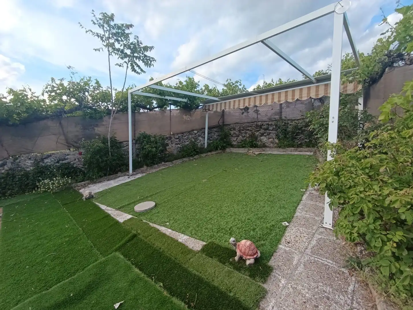 Terraza de Casa o chalet en venta en El Molar (Madrid) con Aire acondicionado, Calefacción y Jardín privado
