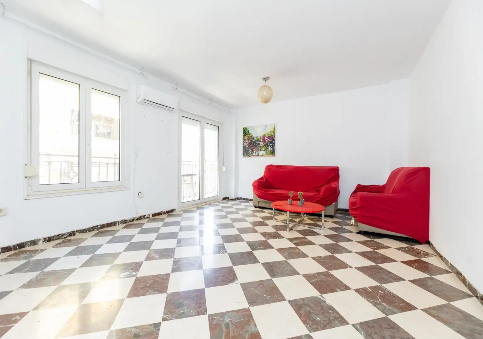 Sala de estar de Piso en venta en Cenes de la Vega con Aire acondicionado y Balcón
