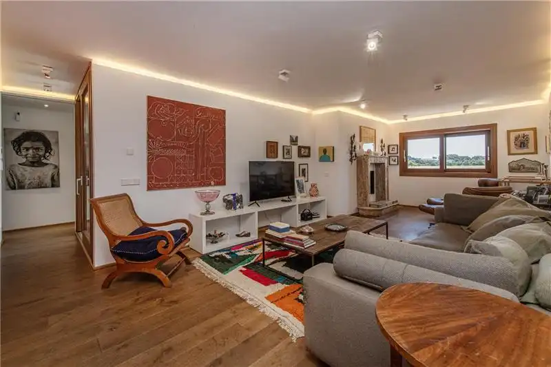 Sala de estar de Finca rústica en venta en  Palma de Mallorca con Aire acondicionado, Jardín privado y Parquet