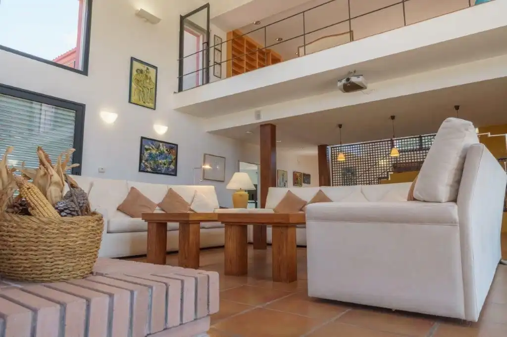Sala de estar de Casa o chalet en venta en Santiago-Pontones con Aire acondicionado, Jardín privado y Terraza