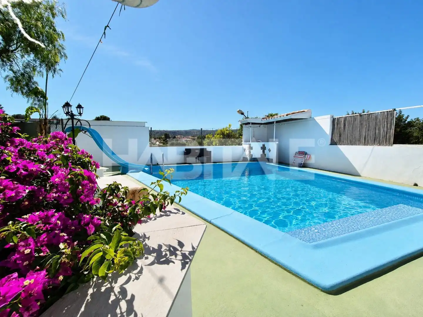 Swimming pool of Houses for sale in Alborache  with Terrace, Storage room and Swimming Pool
