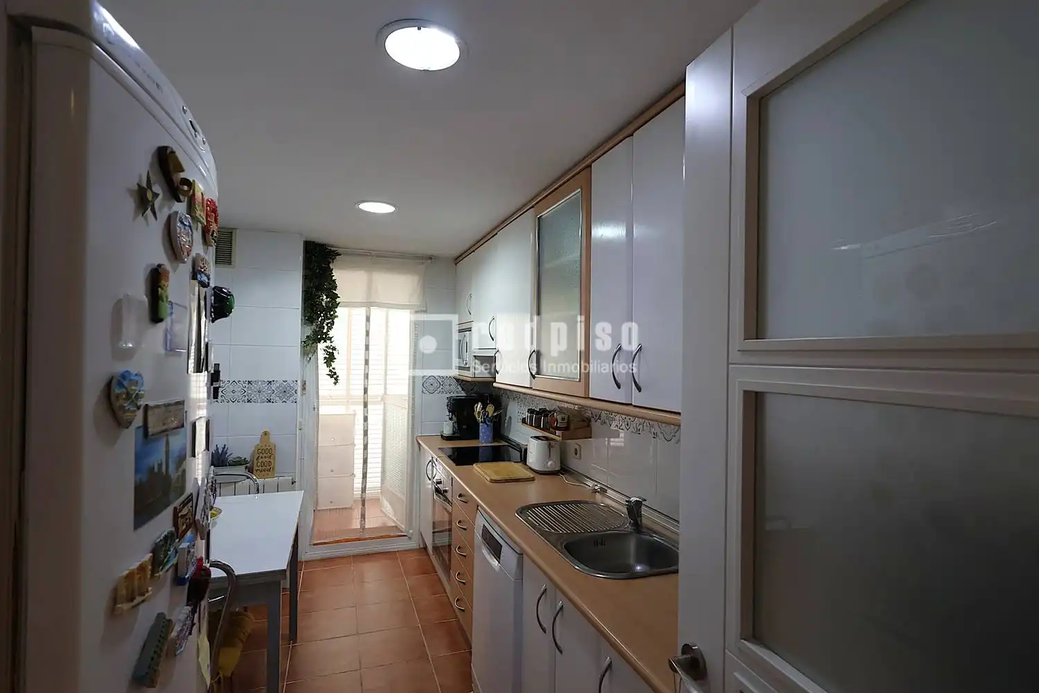 Kitchen of Flat for sale in Madrid  with Air Conditioner, Heating and Private garden