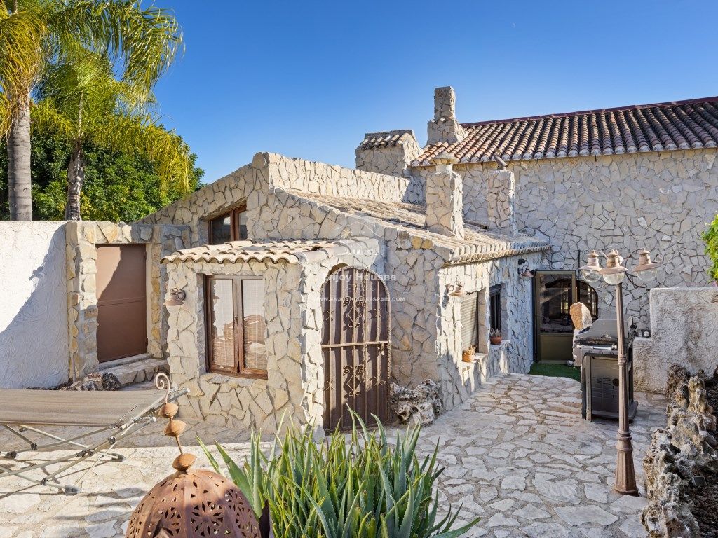 Vista exterior de Finca rústica en venda en Jávea / Xàbia amb Aire condicionat, Jardí privat i Terrassa