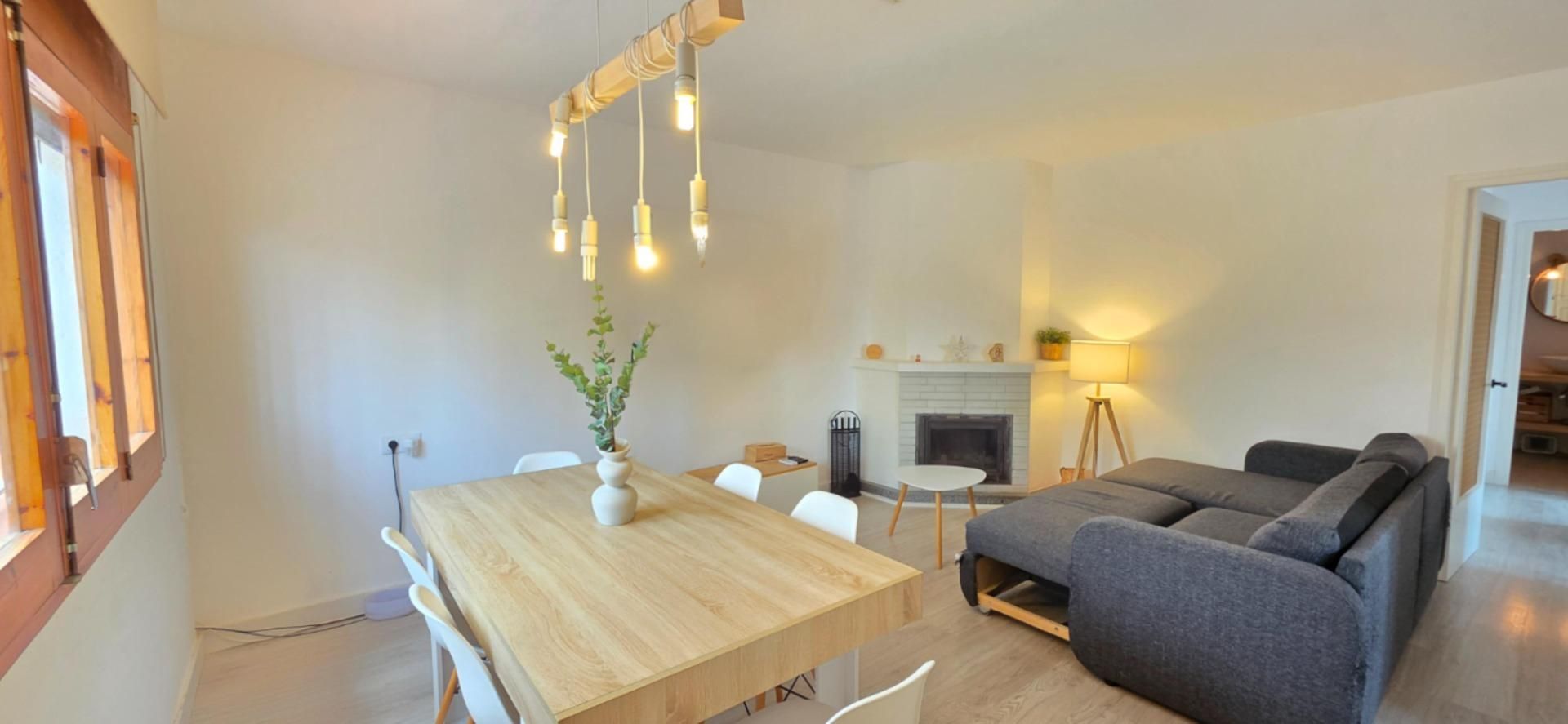 Dining room of Single-family semi-detached for sale in L'Ametlla de Mar   with Air Conditioner, Private garden and Terrace