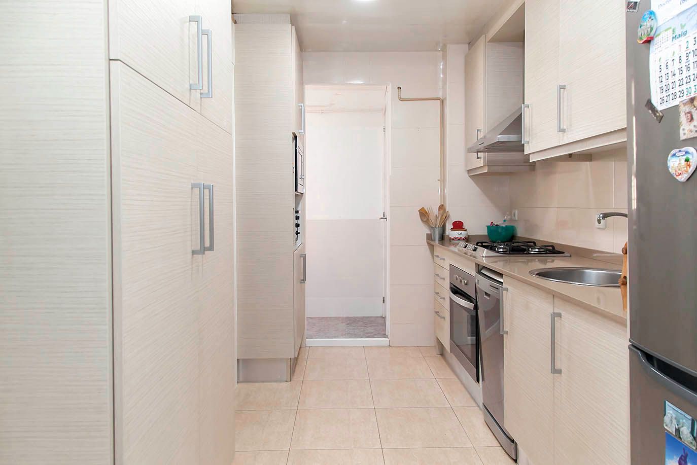 Kitchen of Attic for sale in  Barcelona Capital  with Air Conditioner