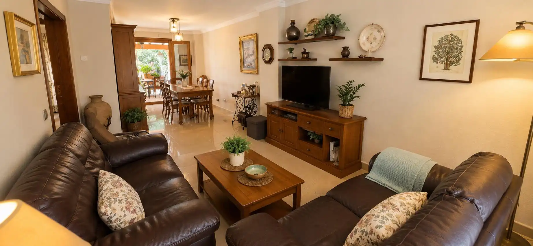 Living room of Houses for sale in  Palma de Mallorca  with Air Conditioner, Heating and Terrace