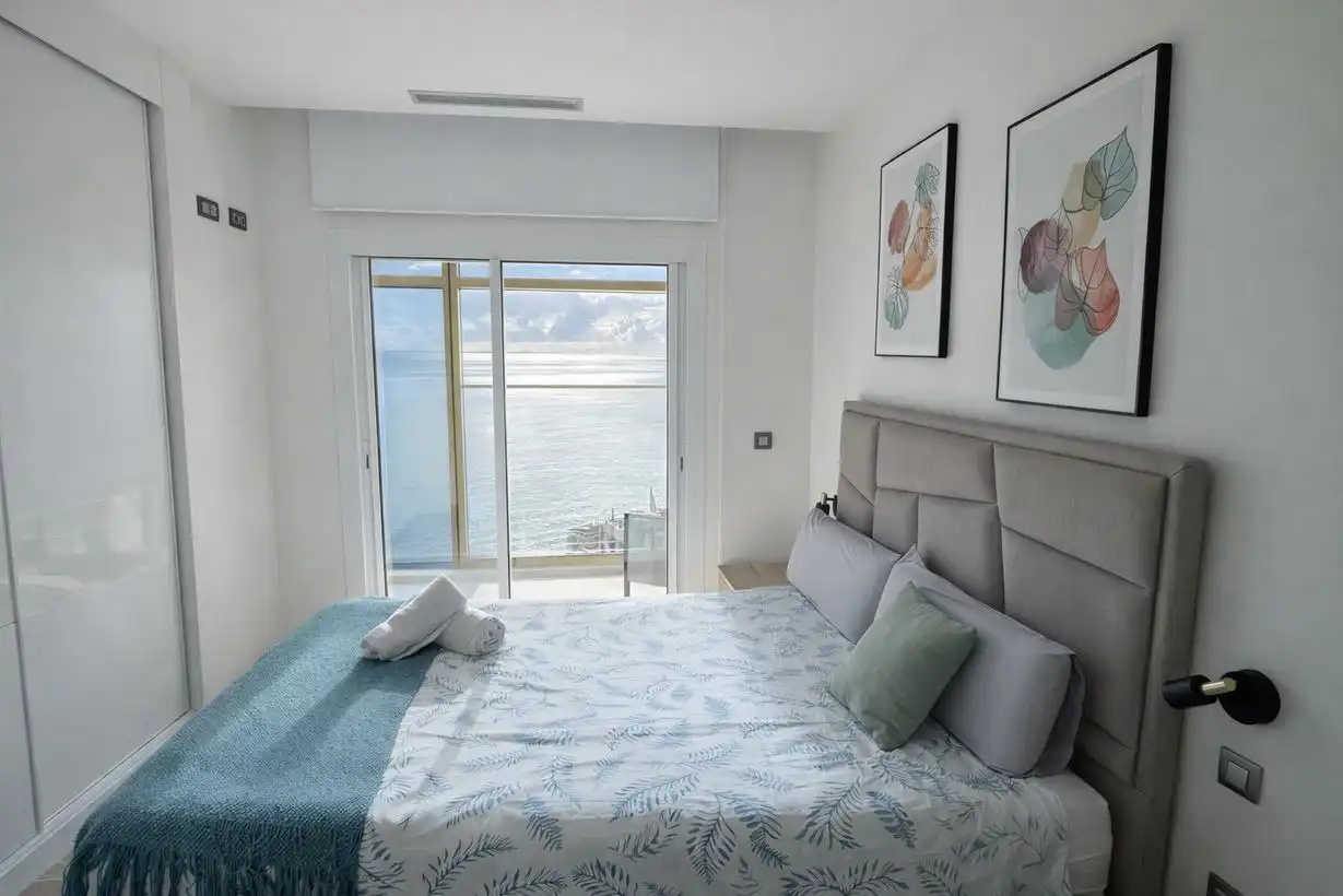 Bedroom of Apartments for sale in Benidorm  with Air Conditioner, Heating and Private garden