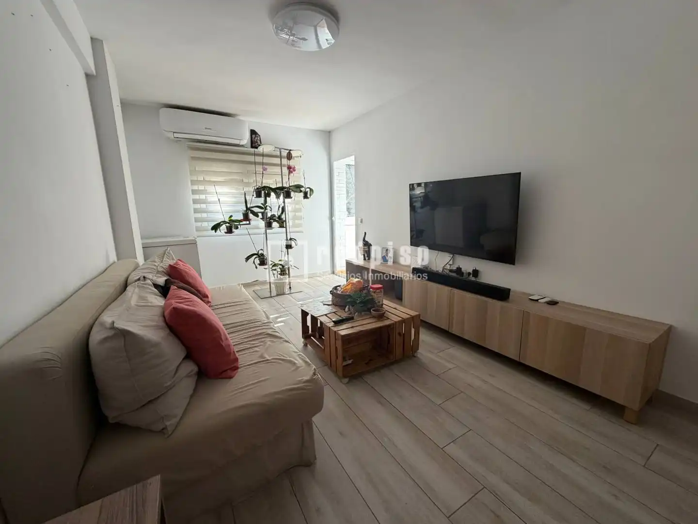 Sala de estar de Piso en venta en Málaga con Aire acondicionado y Terraza