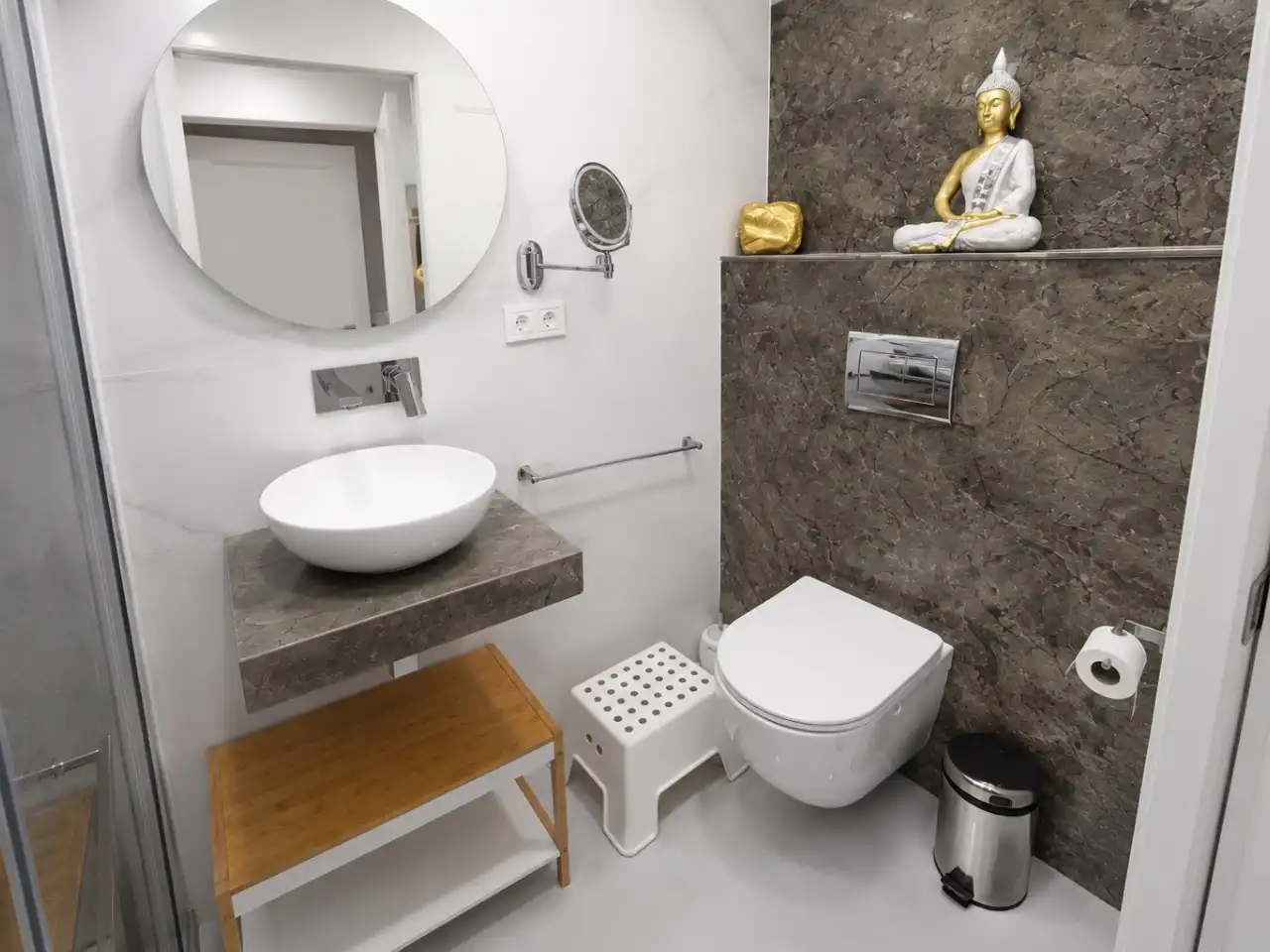 Bany de Casa o xalet en venda en Málaga Capital amb Aire condicionat, Terrassa i Balcó