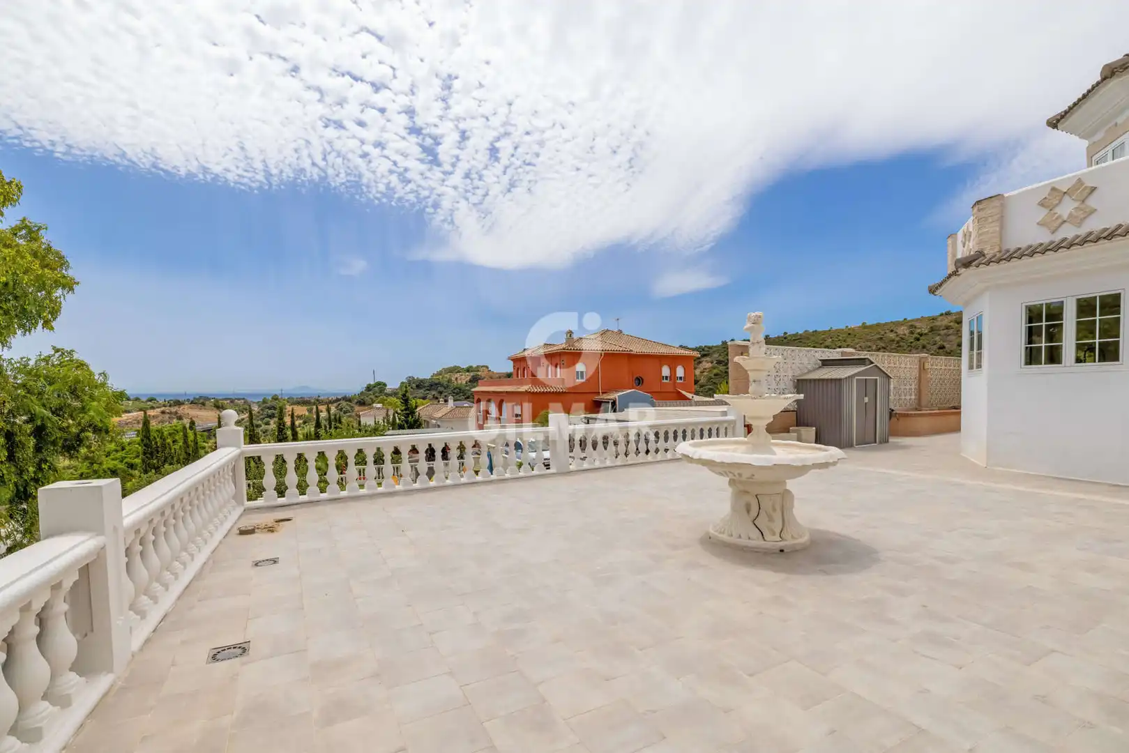 Terraza de Casa o chalet en venta en Estepona con Jardín privado y Piscina